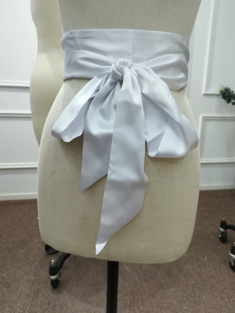 2026 Pink White Wedding Bridesmaid Dress Sash Simple Satin Belts For Prom Party Gown Women Skirt Accessories view 3