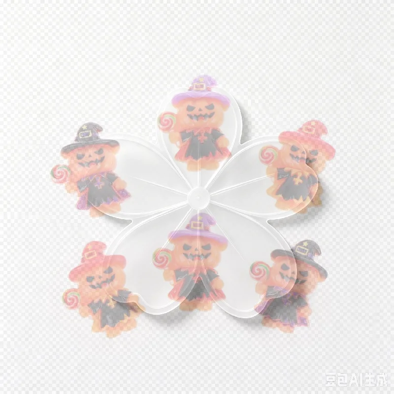 5Pcs Halloween Pumpkin Wizard Jack Resin Charms With Cute  Design Perfect For DIY Jewelry Making Halloween Party Decor