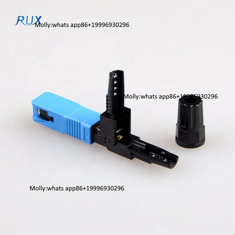 High Quality FTTX FTTH Fiber Optic Fast Connector SC UPC APC SC PC Optical Fiber Quick Connector
