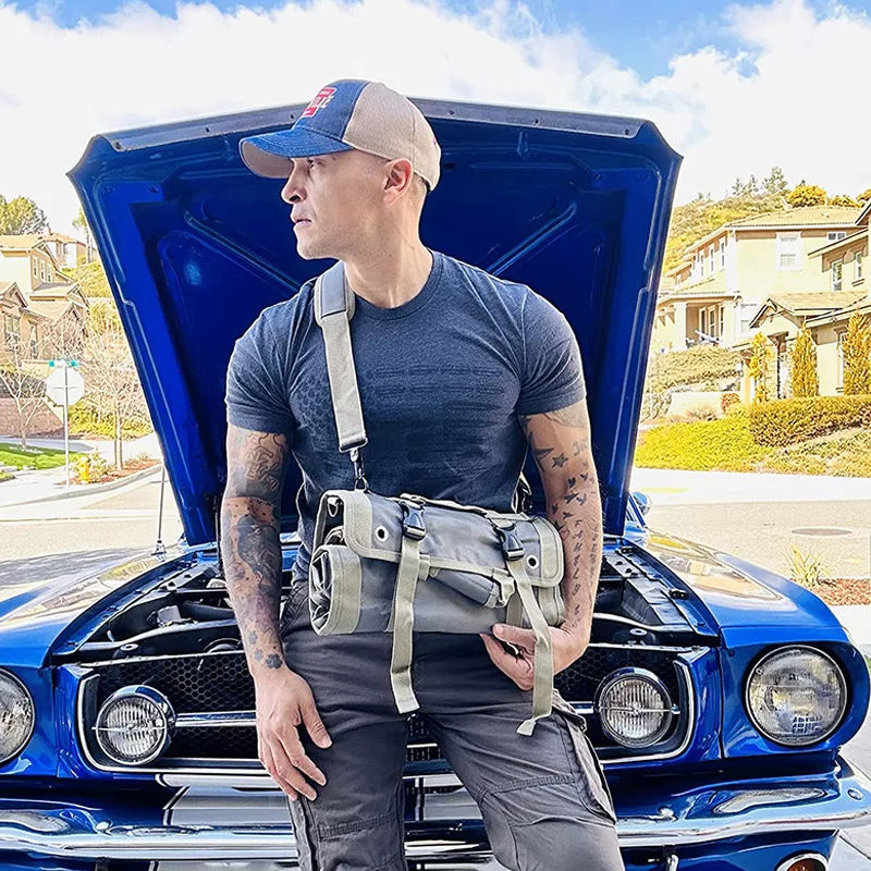 Multi-Purpose Tool Bag High Quality Professional Multi Pocket Hardware Tools Pouch Roll UP Portable Small Tools Organizer Bag