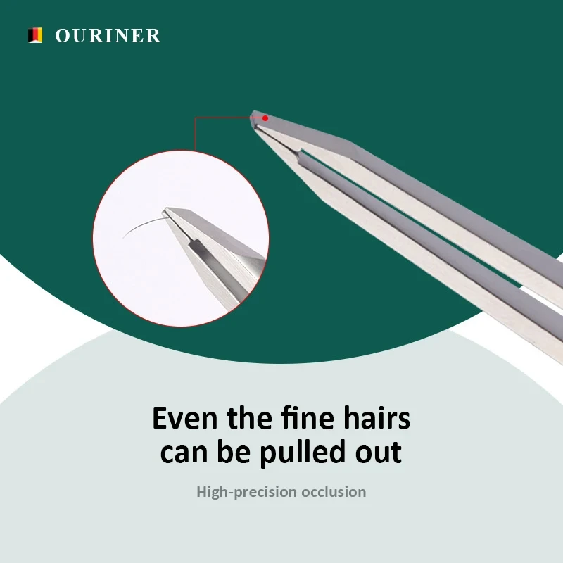 الحاجب الملقط 1 قطعة ملونة الشعر الجمال غرامة الشعر مجتذب الفولاذ المقاوم للصدأ مائل العين الحاجب كليب إزالة أدوات ماكياج #2