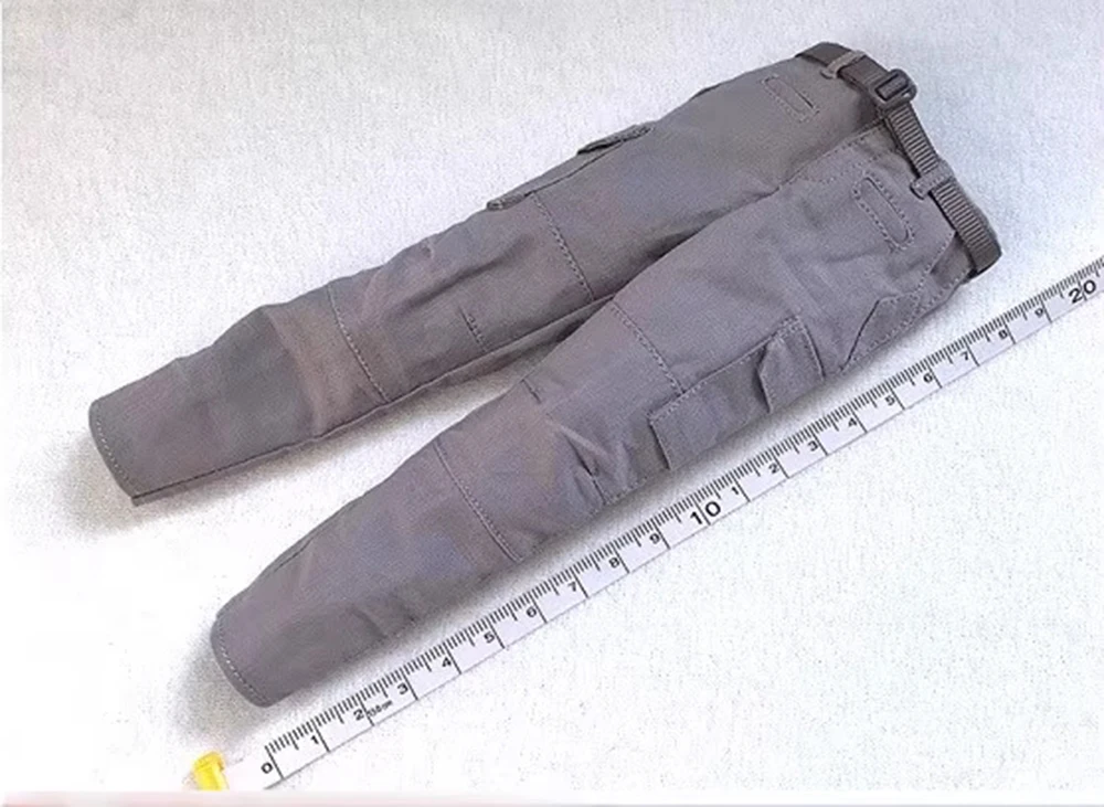 Soldierstory 1/6th Military Gray Pant with Waist Belt  Special Dirty Effect For 12