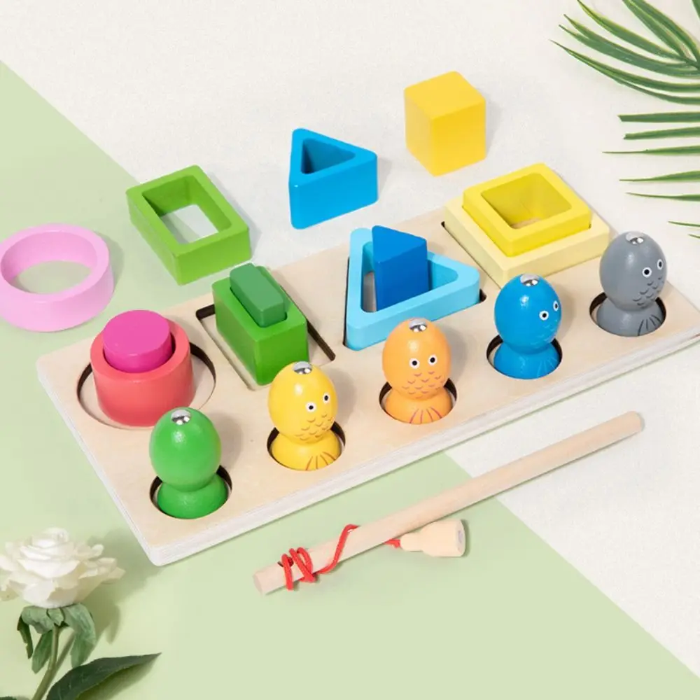 Juguetes a juego con formas de madera, juguetes educativos coloridos de madera Montessori, clasificación Montessori, juguetes apilables, juguetes para niños