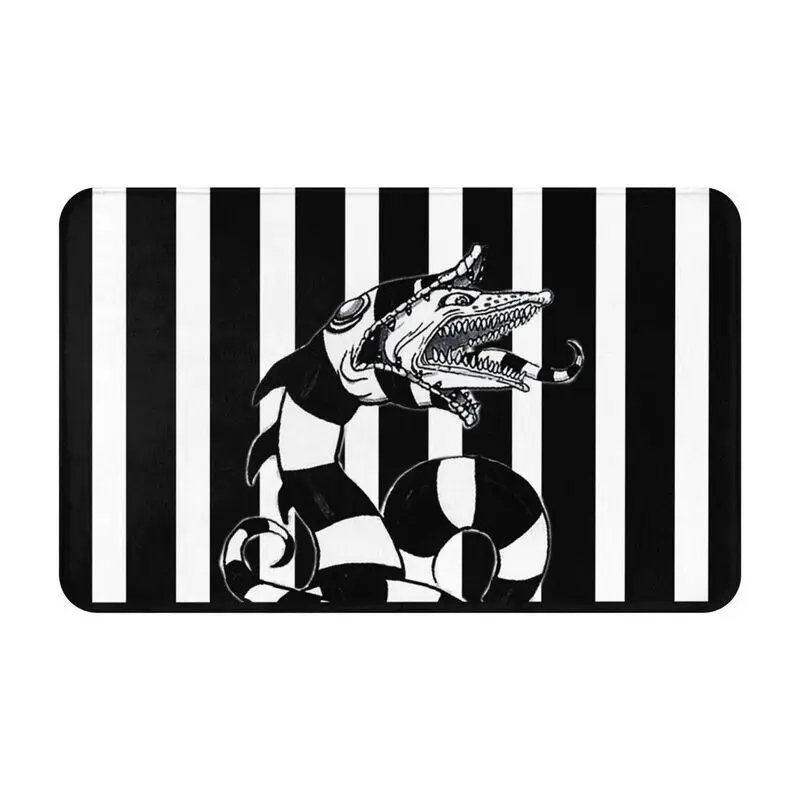Персонализированный коврик для двери Beetlejuice Sandworm, противоскользящий коврик из фильма ужасов для кухни, ванной, гаража, ковер 40*60 см