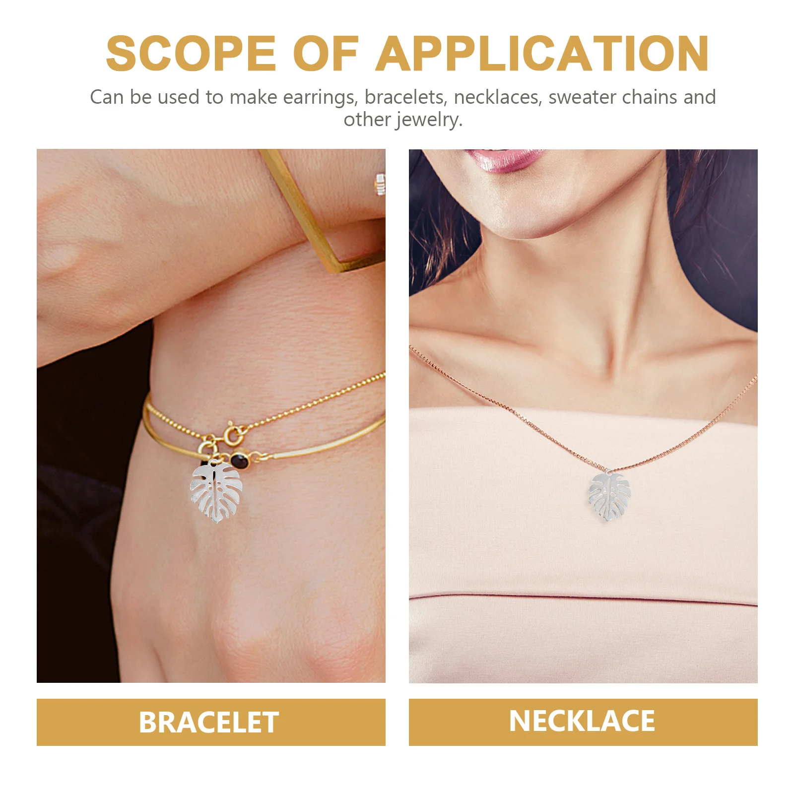 

50Pcs Leaf Shaped Charms Set Hollow Metal Pendants for DIY Jewelry Making Crafts Alloy Dangle Drop Charms Bulk Crafting