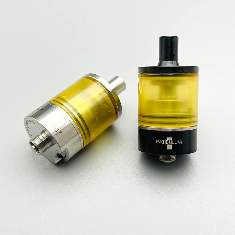 DSX Patibulum MTL RTA Atomizer z wymiennym zbiornikiem 22mm 316ss 3.5ml pojedyncza cewka dopływu powietrza regulowana Vape parownik