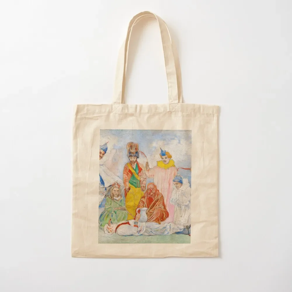 

Bapteme des Masques - James Ensor Tote Bag Reusable bags reusable shopping bags Handbags women Tote Bag