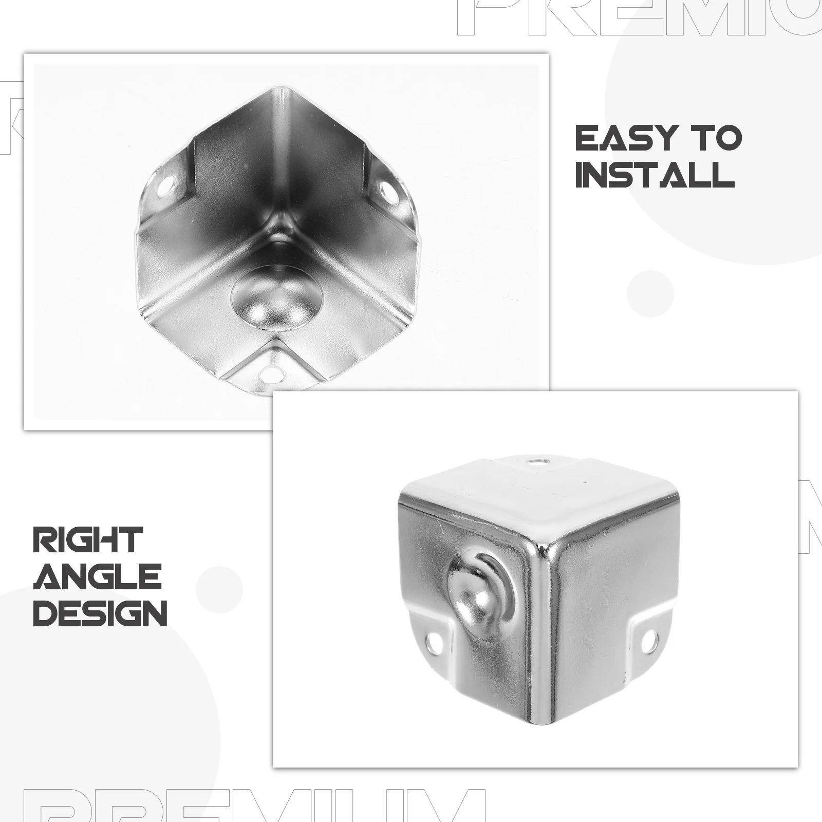 10Pcs 90-Degree Metal Corner Protectors Enhanced Edge Guard for Wooden Packaging Boxes Secure Packaging Protection Corner