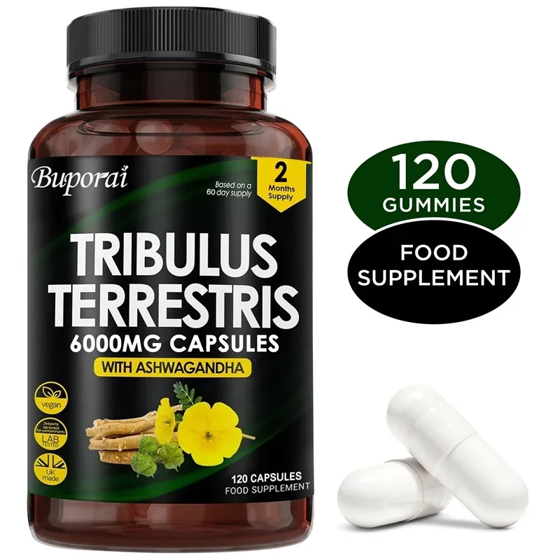 

Tribulus Terrestris 6000MG — поддерживает общего хорошо сделанного, способствует расслаблению и успокоения и повышает уровень энергии.