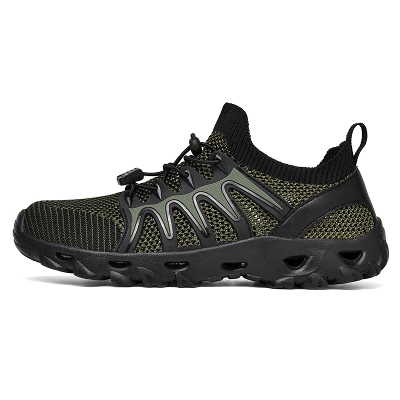 Summer Men Wading Shoes Creek Tracing Shoes Aqua Leak Water Outdoor Sneakers For Trekking Hiking Free shipping