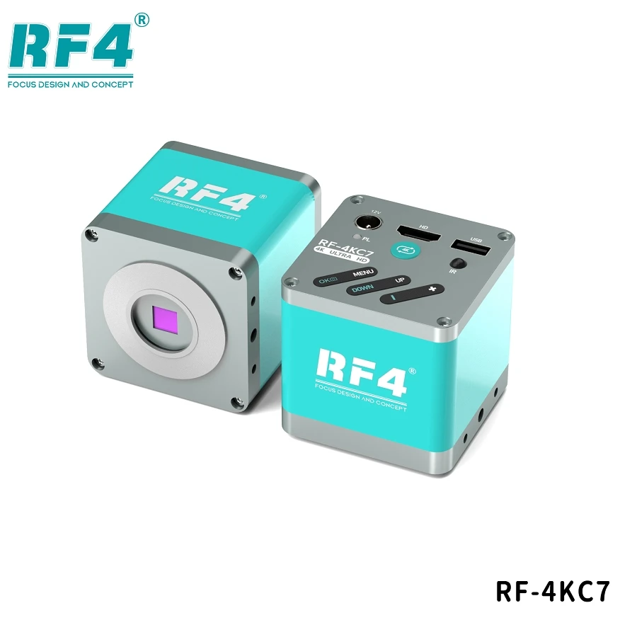 Cámara industrial Rf 4kc7 de gran campo 4K, puede proporcionar una extensión importante del campo de visión, alta calidad de imagen