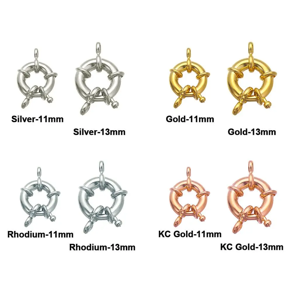 Round Handmade Accessories  DIY Chain  Buckle  Clasp Jewelry Making Jewelry Clasp