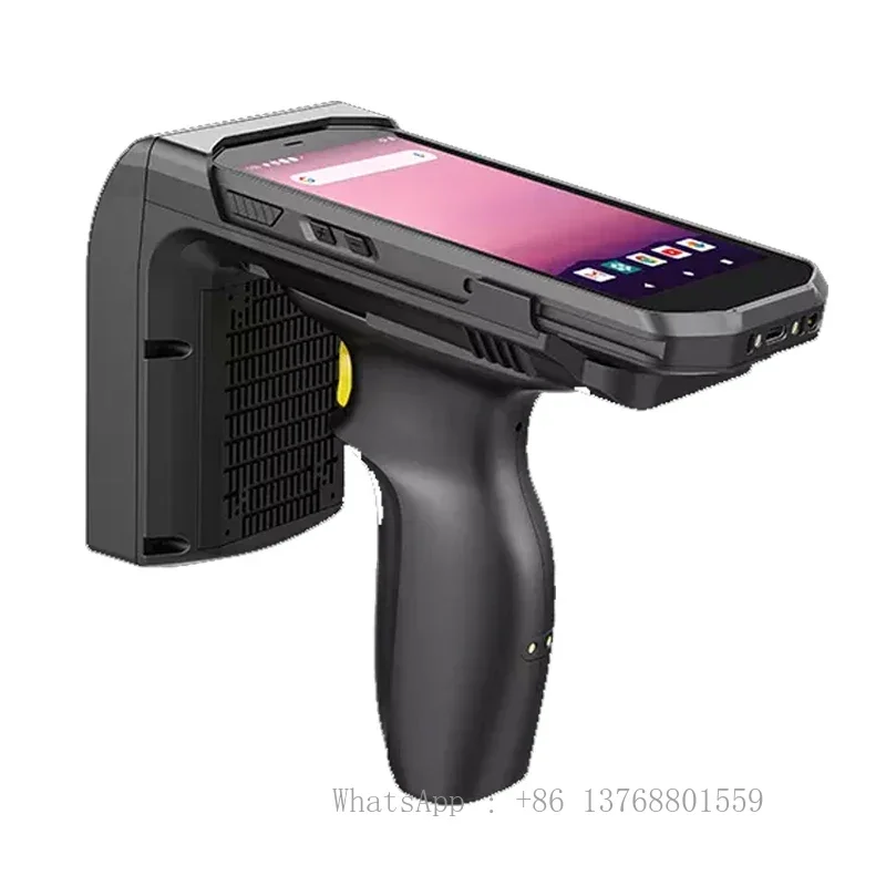 Android 9.0 GMS 4G 64G Handhelds 4G LTE NFC RFID Reader Data Terminal PDA 2D Lase Barcode Inventory Scanner POS PDA Device