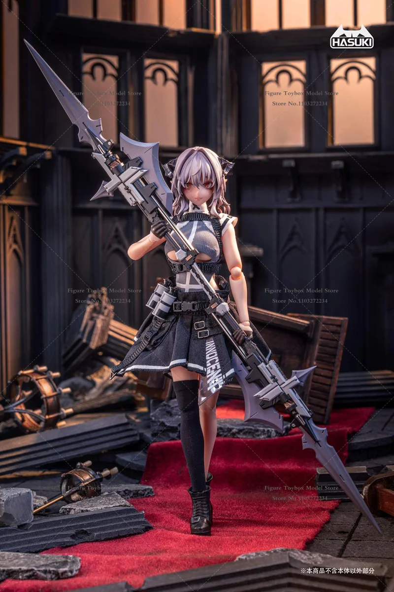 PA009 1/12 Charmosa Freira Mágica Friede Mobile Suit Girl Action Figure Estática Espada Longa Ornamento 6 "Estatueta HASUKI Pocket Art