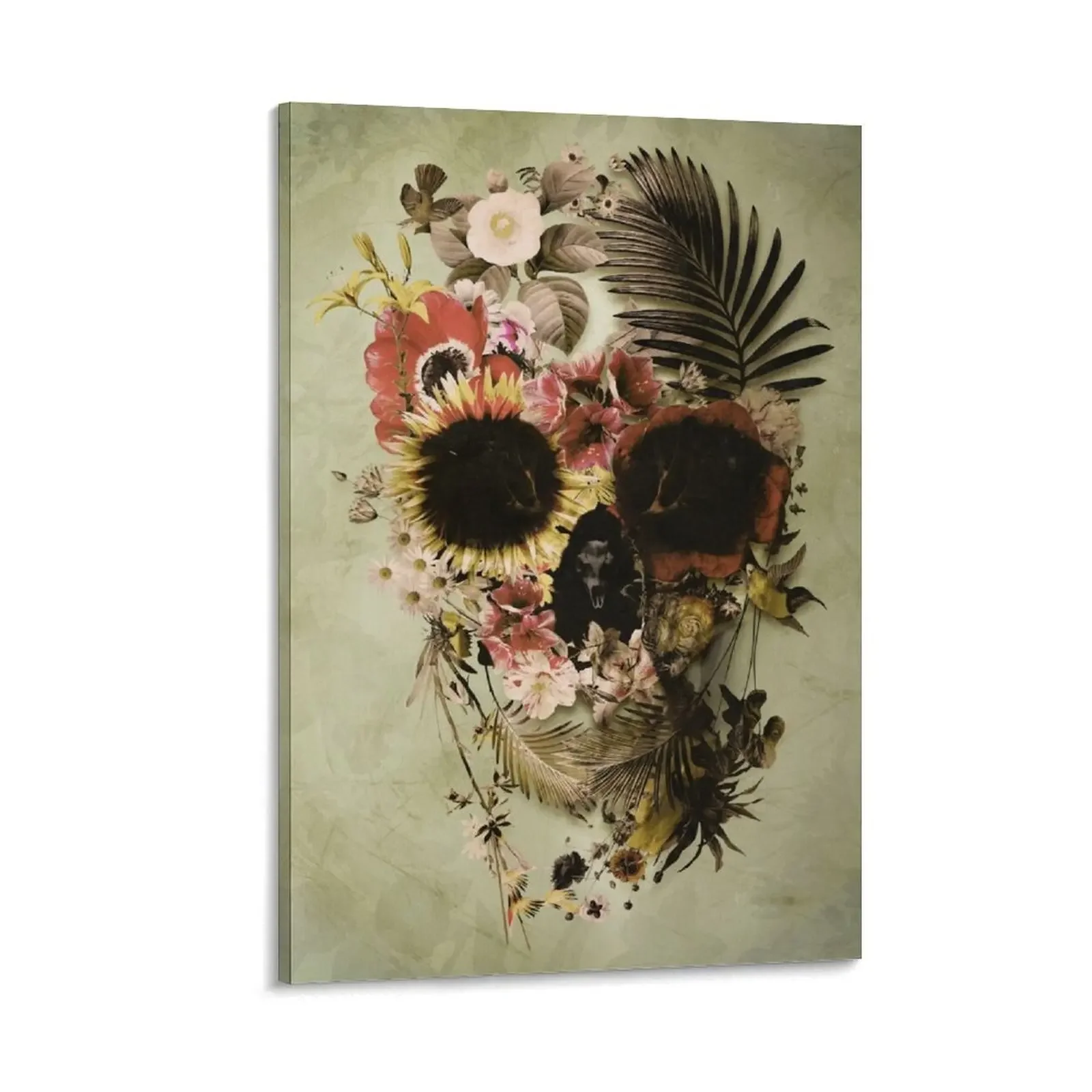 

Garden Skull Light Canvas Painting nordic home decor japanese room decor anime poster