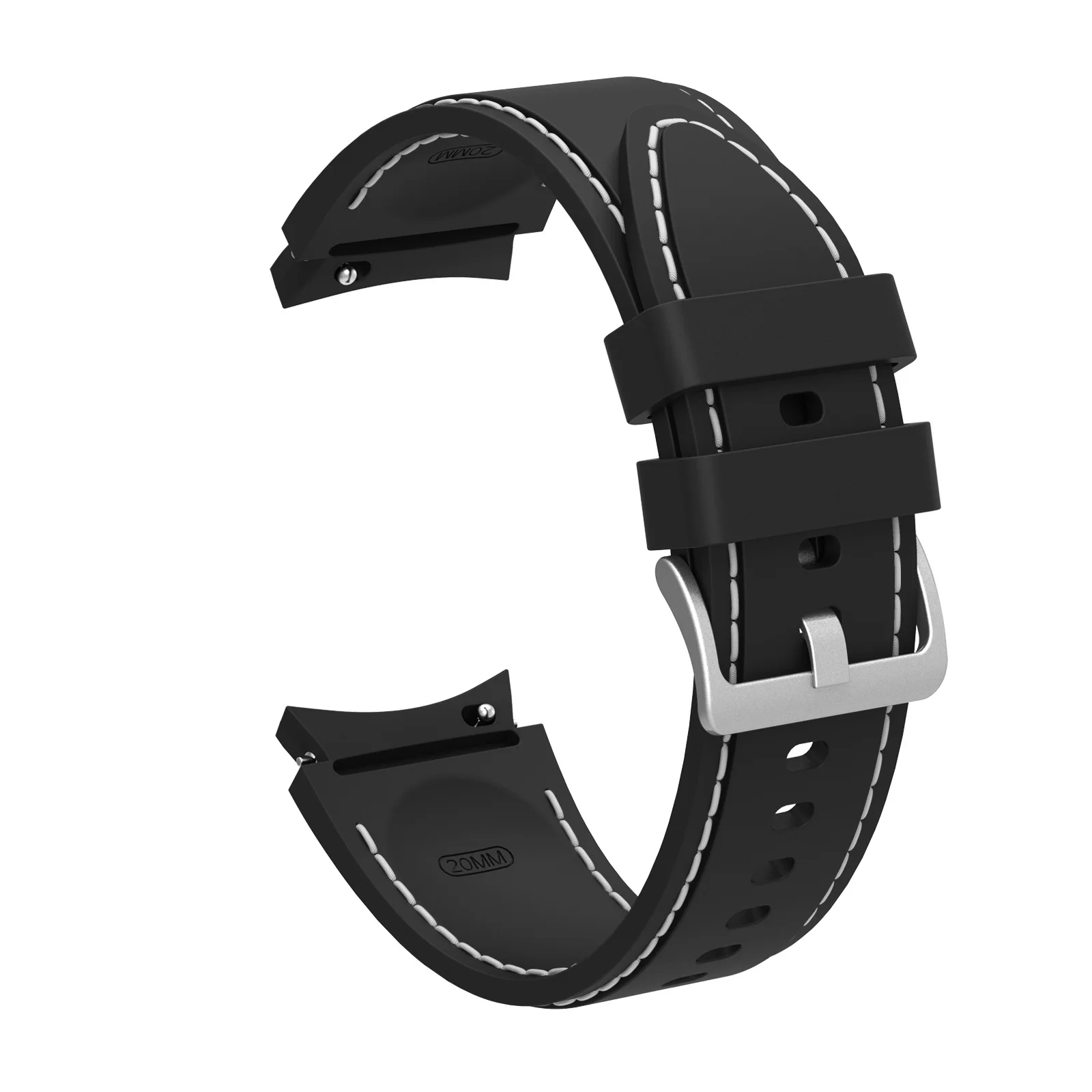 Silicone Watchband For Samsung Watch 4 5 6 7 Strap 40mm 44mm Watch 6 4 Classic 46mm 47mm Bracelet For Galaxy Watch 5 Pro 45mm