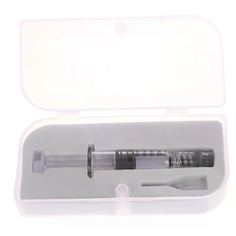 1ml Glass Syringe Borosilicate Glass Prefillable Syringe Optional Capacity Heat-resistant Reusable Borosilicate Glass