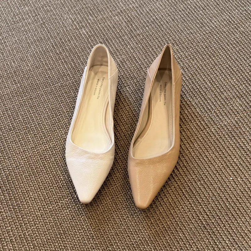 BANFANG Damen Pumps 2,5 cm Absatz, rutschfest, spitz - usage example