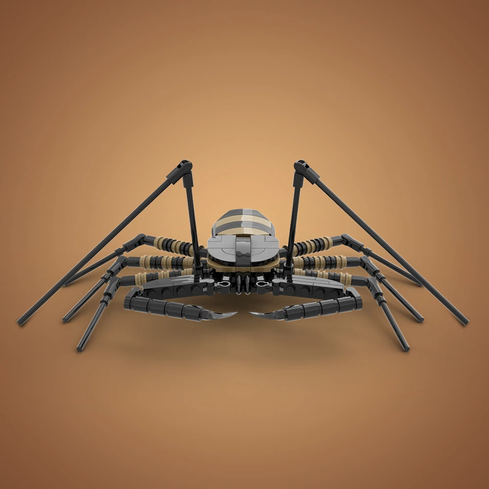 MOC Creativiteit Tailless Zweep Schorpioen Bouwstenen Model Biologische insecten Amblypygi Orde Bricks Gemonteerd Speelgoed KINDEREN Gift