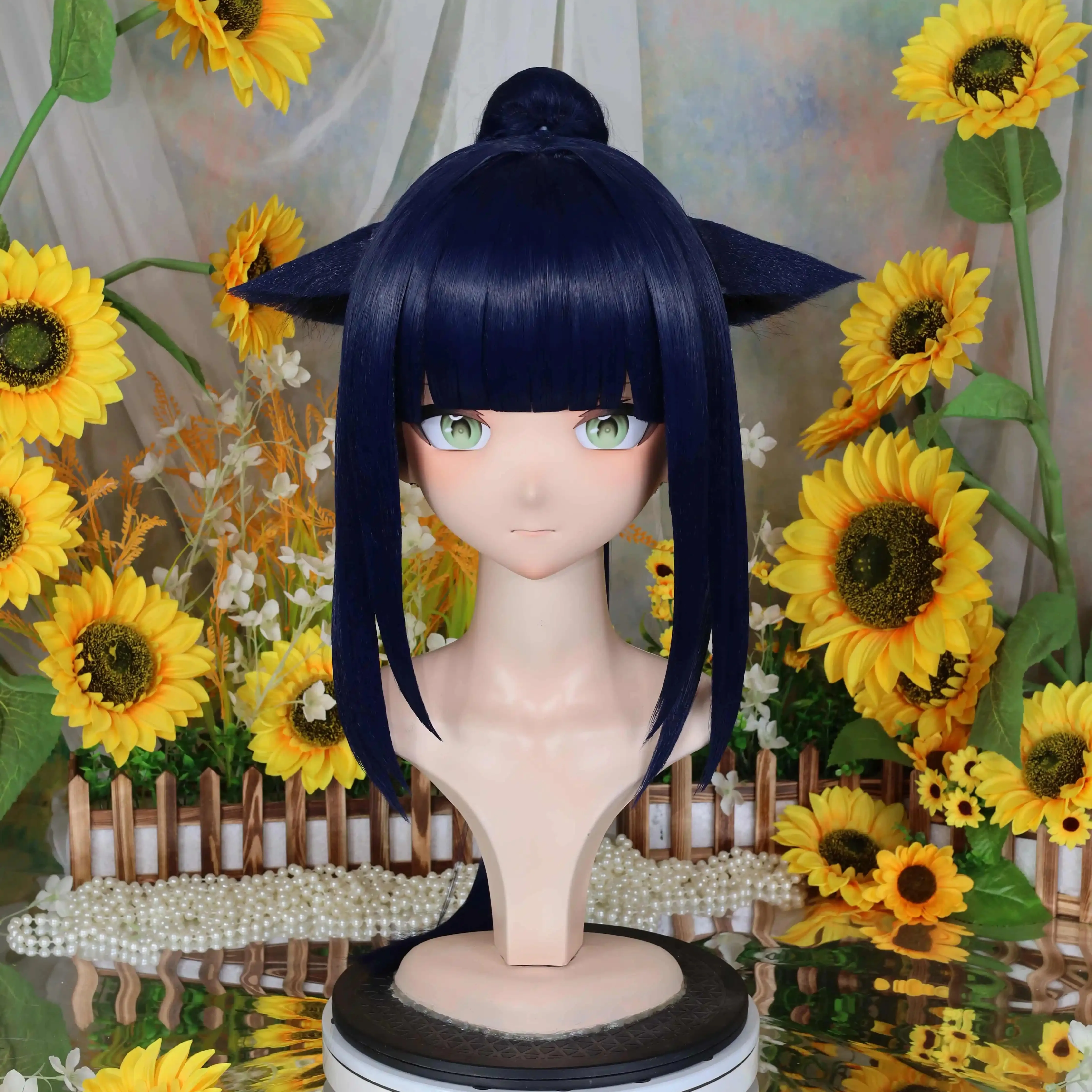 

Kigurumi Polyester Fire Jessica NFD Full Headband Lock Cosplay Headshell Props Costume Anime Game