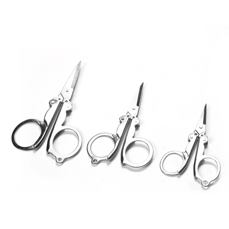 Y1UB Multi-purpose Folding Scissors Portable Functional Scissors Mini Sewing Scissors