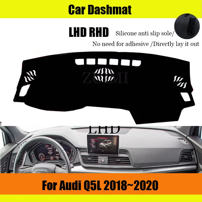 

ZUIMI Dashboard Cover Dash Mat Dashmat For Audi Q5L 2018~2020 LHD RHD Dash Board Cover Pad Sun Shade Dedicated car Dustproof
