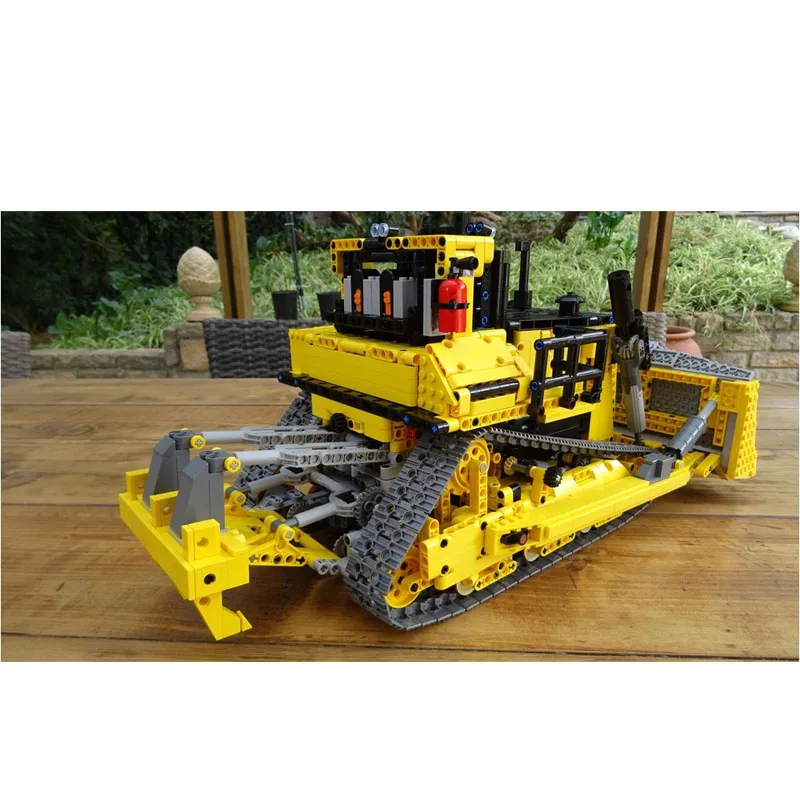 MOC-183195New City Goods D9 جرافة بنة Model2711Parts MOC الإبداعية الصبي الأطفال عيد ميلاد بناء الالعاب العملاقة هدية #5