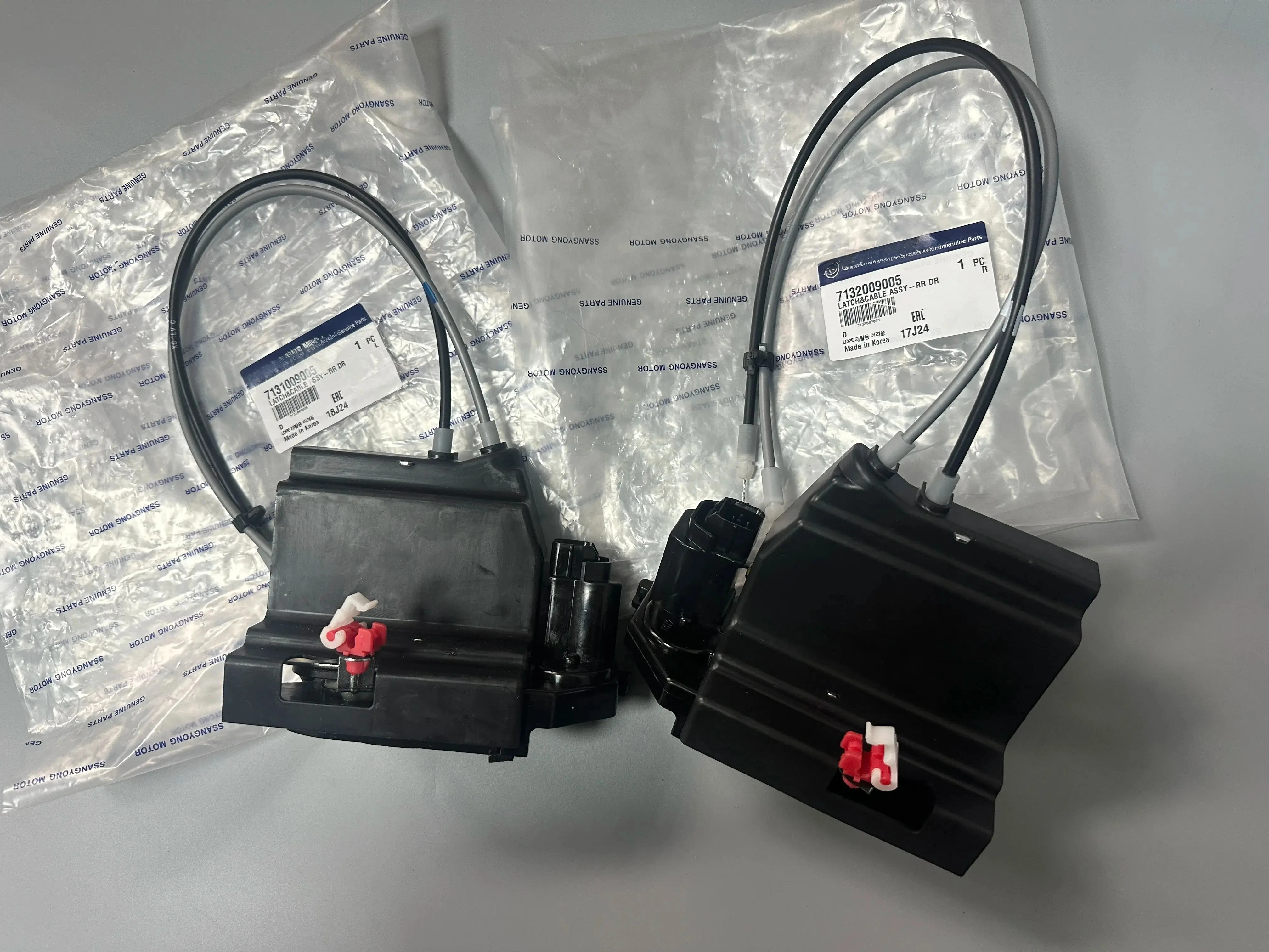 

Оригинальный трос защелки задней двери в сборе LH 7131009005 RH 7132009005 для Ssangyong Actyon Kyron