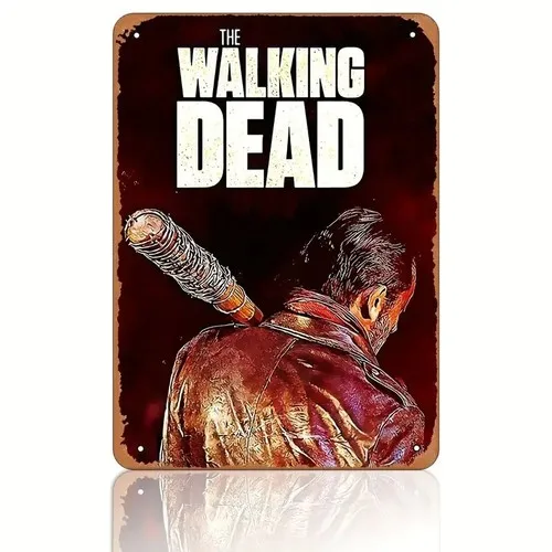 The Walking Dead Negan Novelty Vintage Metal Sign ;  Wall Art