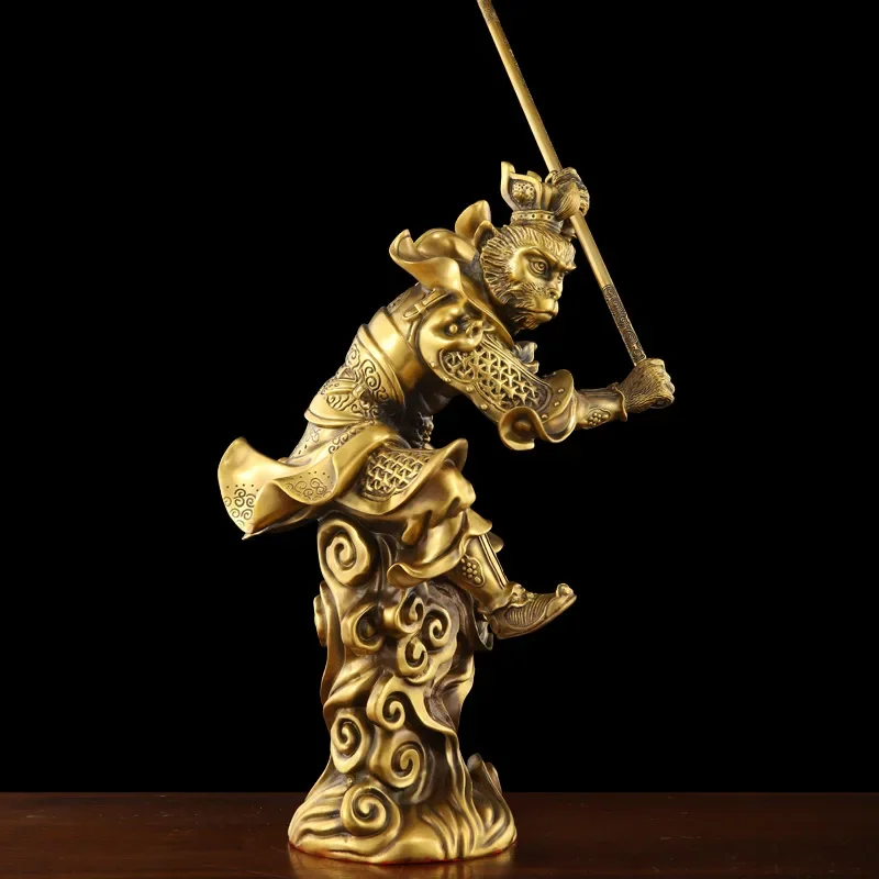 

Collection Bronze Monkey King Monkey Great Sage Equal To Heaven Sun WuKong Ornaments Worship Hall Town House