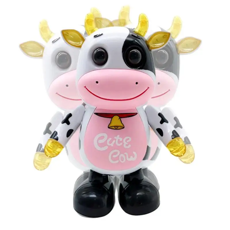 

Music Lights Kids Toys Cute And Fun Cow Robot Infant Toys With Light And Music Cute Child Sound Parent-Child Mutual Toy