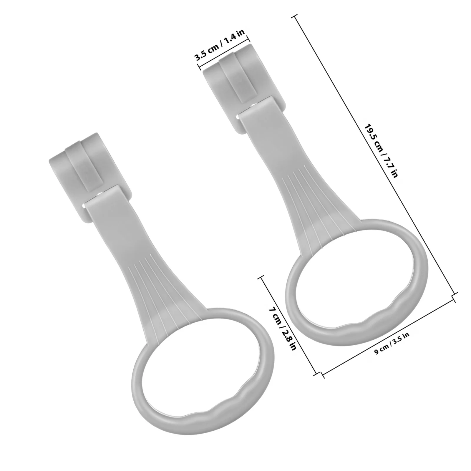 1 Pair Baby Crib Pull Rings Delicate Colorful Infant Bed Stand Up Rings Walking Exercise Assistant Lightweight Portable Safe