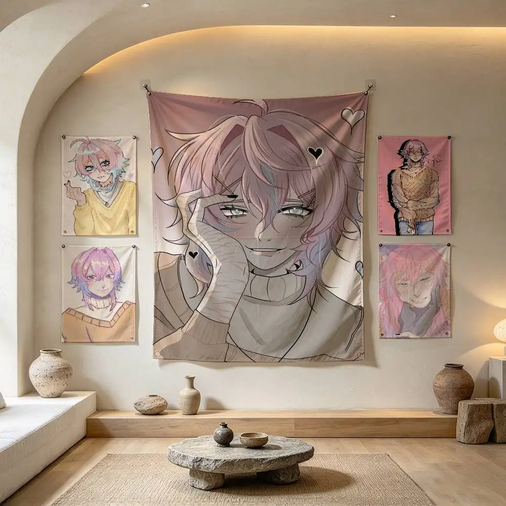 14DWY 14 Days With You R-Ren  Flags Wall Hanging Tapestry Outdoor Garage Room Decorative flag Background Blanket
