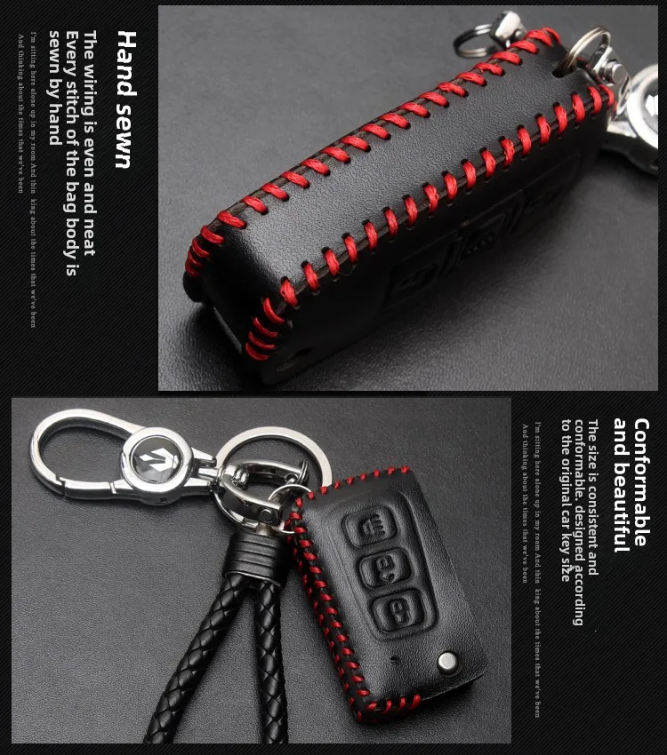 For 2011/12/13 Old Great Wall Haval H6 Key Case Leather Car Remote Control Key Case Key Case Auto Parts, Auto Supplies