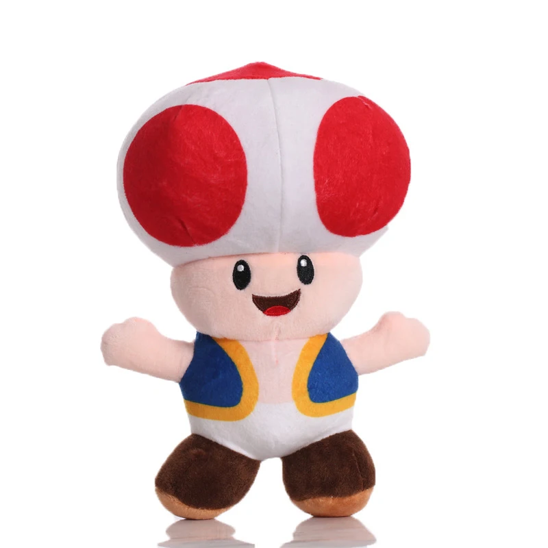 Peluche del Capitán Toad de 22 cm, Personaje de Videojuego, Hombre Hongo, Peluche Suave para Niños, Regalos