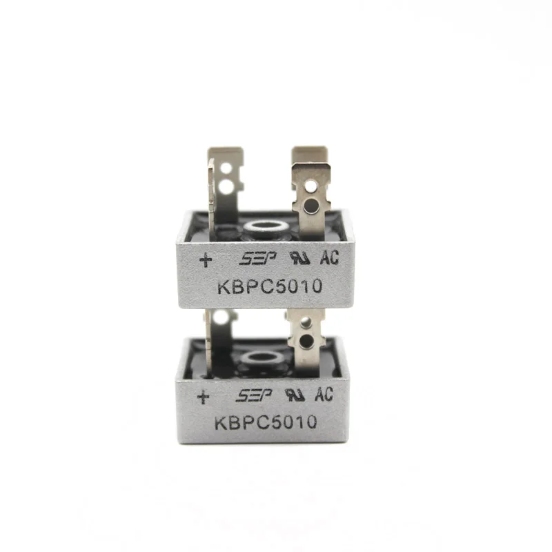 2pcs KBPC5010 50A 1000V Diode Bridge Rectifier