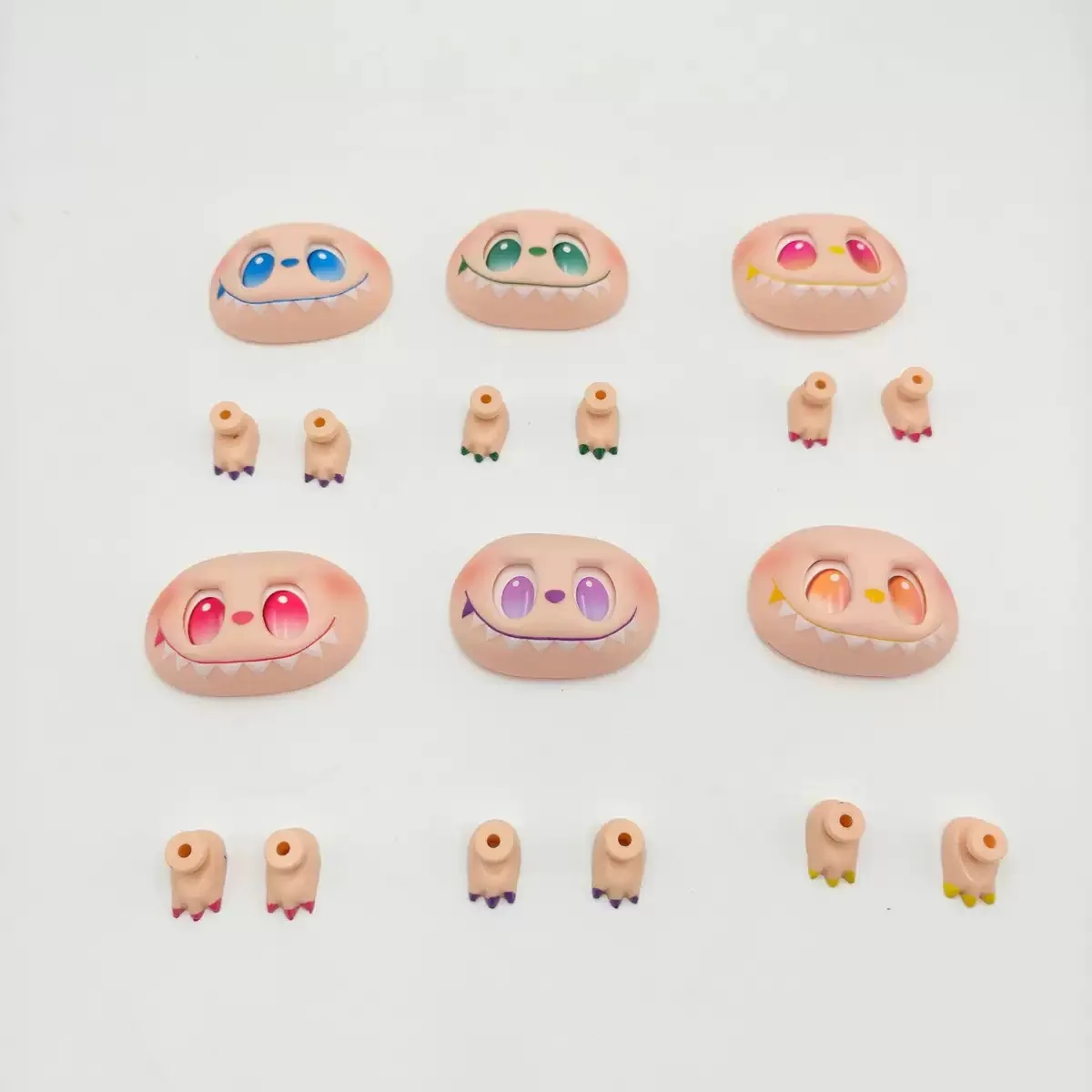

Third generation plush toy accessories, new rubber face, hands and feet toy accessories
