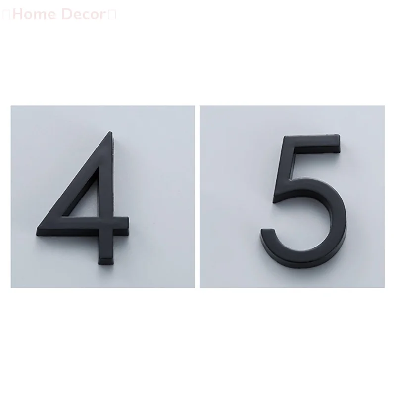 【GG】3D Three-dimensional Character Number Plate Home Digital Signage Digital Number Plate Door Head Three-dimensional Character