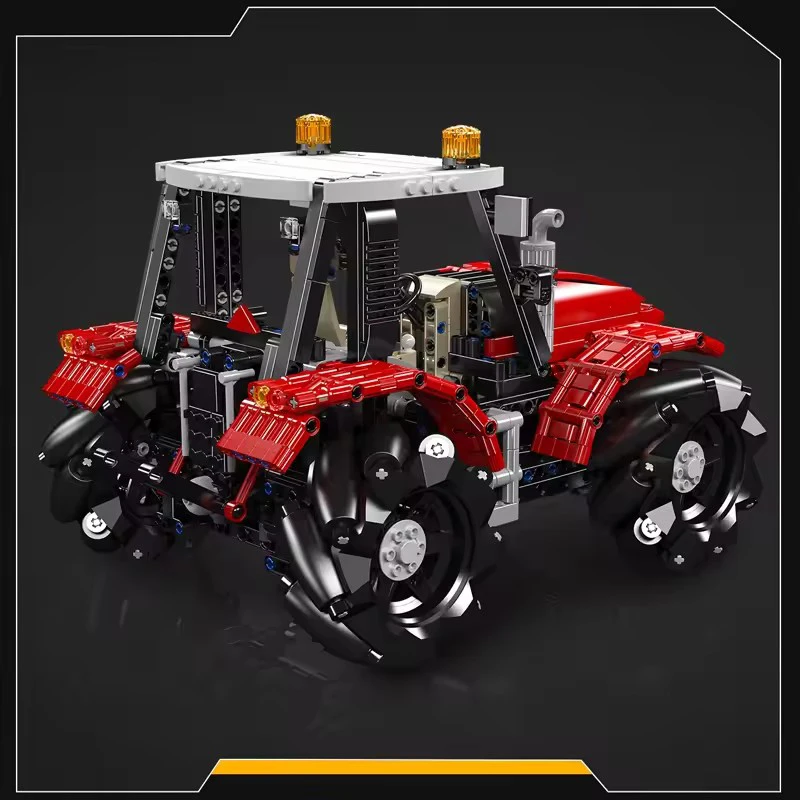 Mould King 18037 Technical Truck Building Block The Motorized Wheeled Tractor Set Assembly Brick Puzzle Toys Kids Christmas Gift