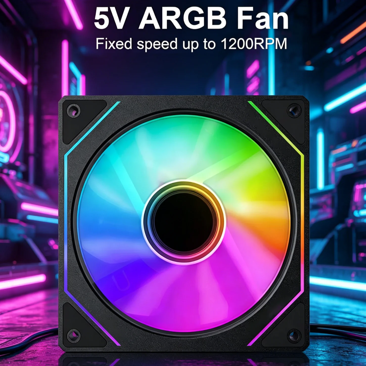 Prism 4Proシャーシファン ARGB シービュールー - Desk Setup Room のレビューと価格