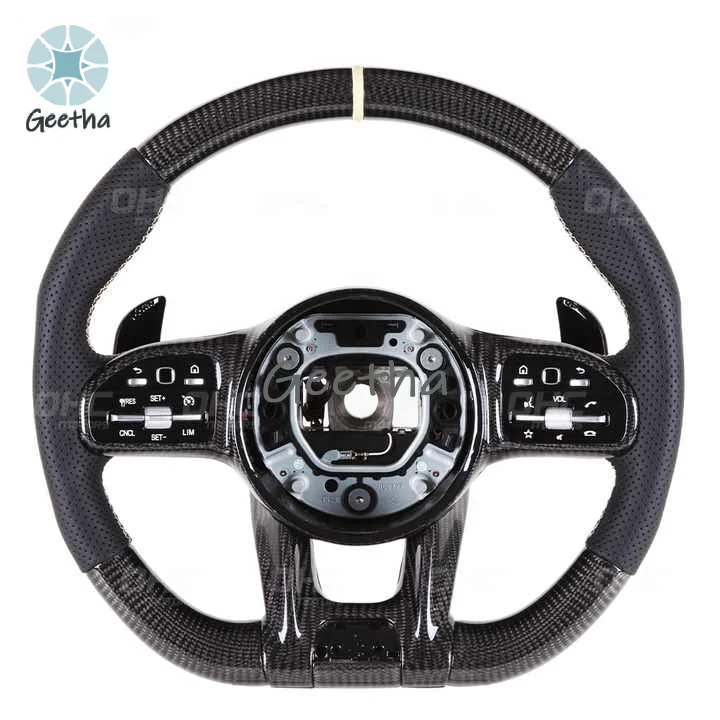 For Steering Wheel for Volant Mercedes Benz X Class Gle 350 S Class W221 Vito G Wagon Amg Carbon Fiber Steering Wheel