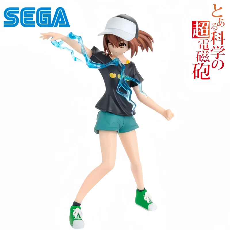 Sega In Stock Original Box Garage Kit Model Misaka Mikoto A Certain Scientific Railgun S Anime Collectible Action Figure Statue
