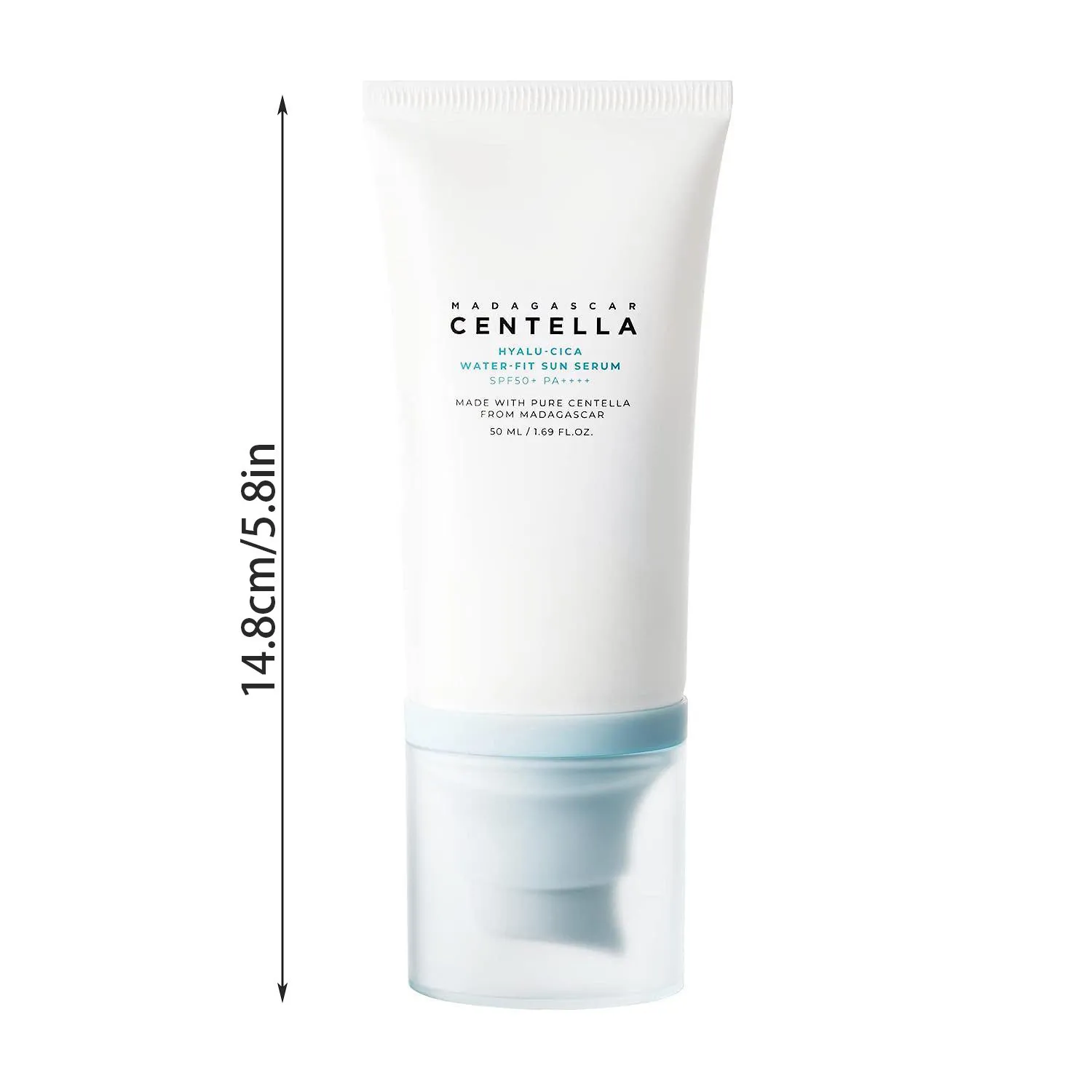 مدغشقر كينتيللا، سيروم الشمس Hyalu-Cica المائي SPF50+ PA++++، 1.69 أونصة سائلة (50 مل)