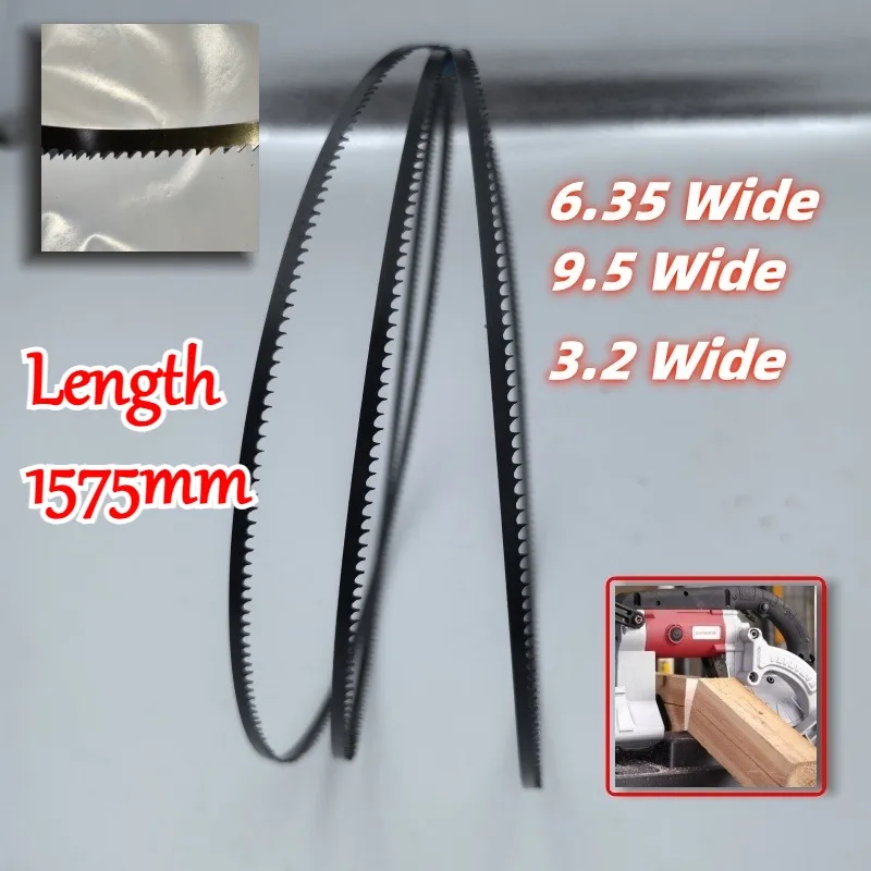 

High Quality Bandsaw Blade Length 1575X6.35/9.5/3.2WideX6T 10T 14T 12T Cut Tools for Cut Hardwood Softwood and Plastic Saw Blade