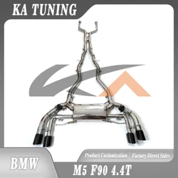 KA Tuning Stainless Steel Catback Exhaust System for BMW M5 M6 F90 4.4T - Performance Auto Parts Muffler Valve Car Accessories