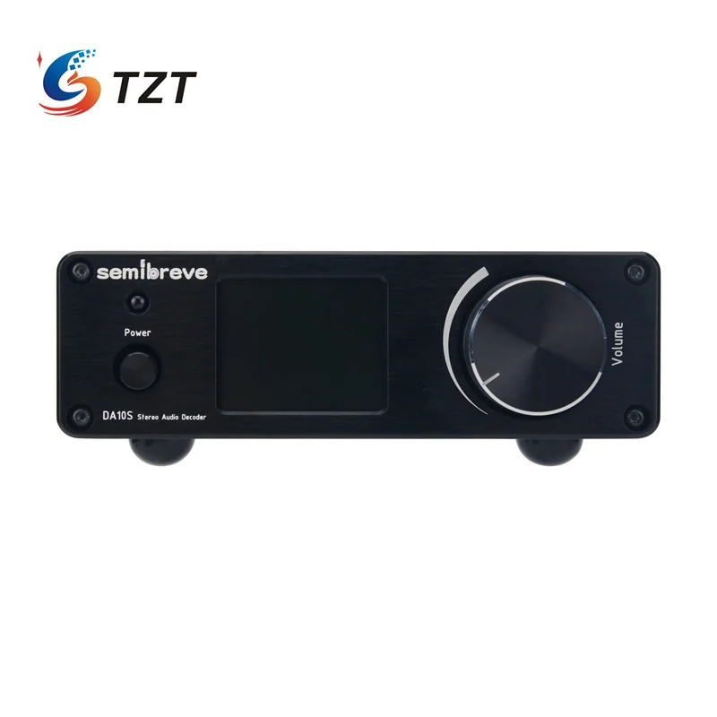 TZT Semibreve White DA10S Dual ES9038Q2M DSD512 Bluetooth 5.4 USB Audio Decoder HiFi DAC (مع/بدون بطاقة فرعية لـ Amanero)