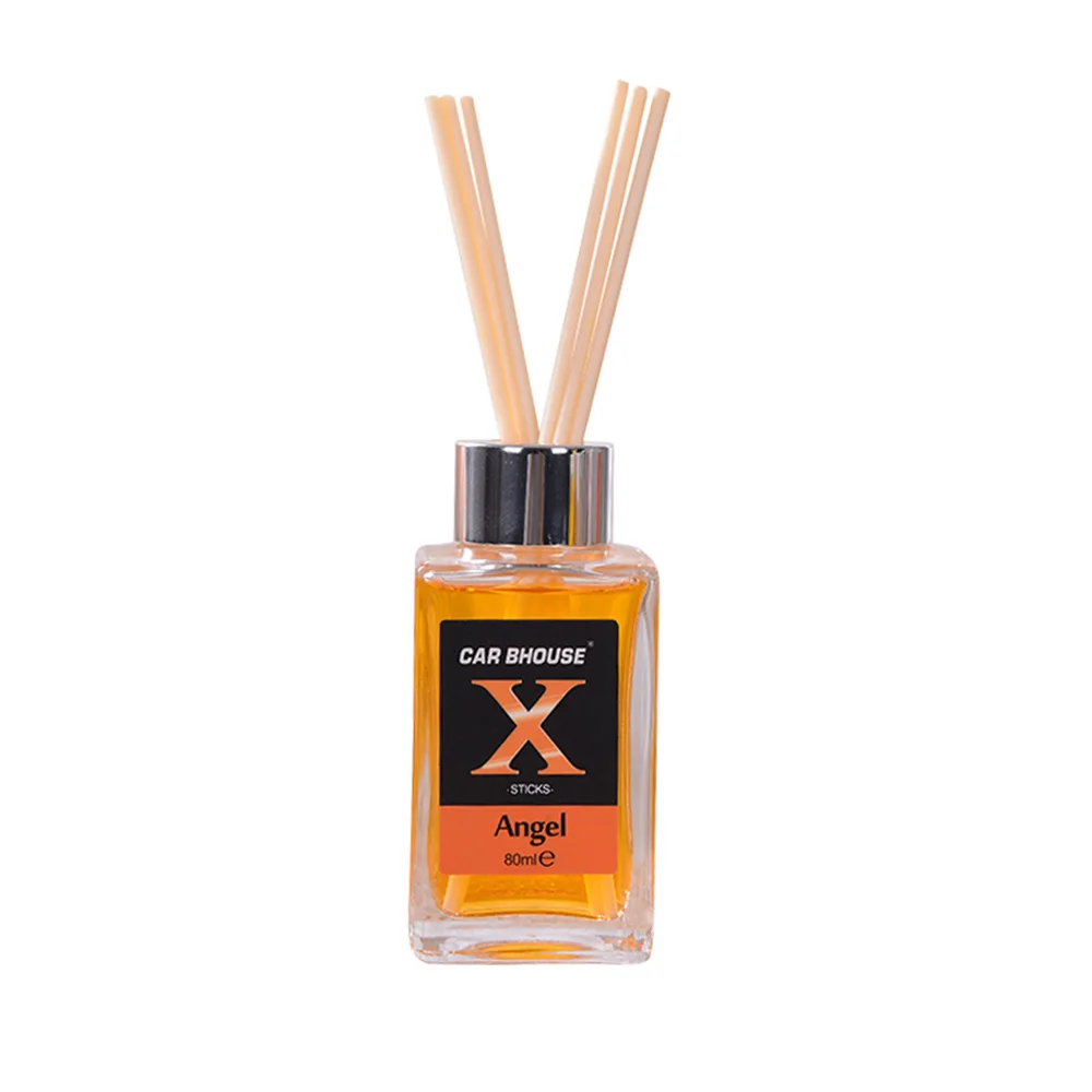 80ML Car Aromatherapy Interior Durable Freshener Perfume Essential Oil Fragrance Deodorant Rattan Car Accessories