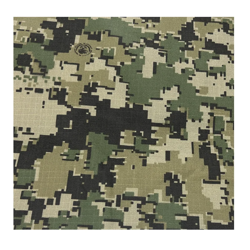 hot sale 50% Nylon 50% Cotton Ripstop fabric Mexico camo NYCO5050 tactical fabric use for uniform in stock