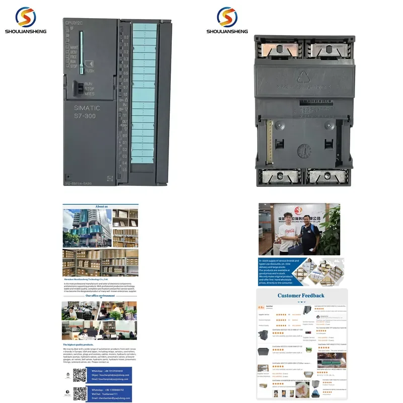 High Quality Industrial Automation Plc Pac Dedicated Controllers with 6ES7312-1AE14-0AB0 Plc Logic Programming Controller