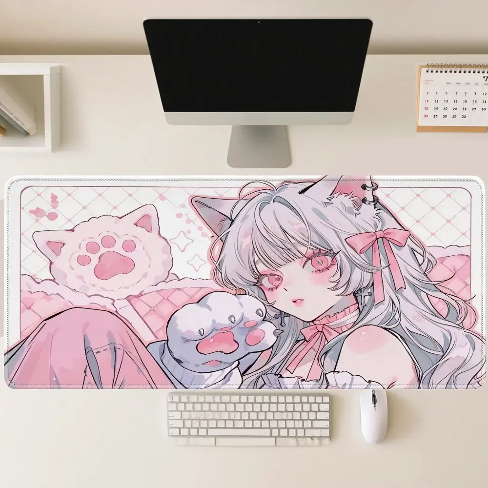 

Classic Gaming Mouse Pad Professional Desk Mat Smooth Cloth Surface Stable Rubber Base for PC Laptop Keyboard Office Desk Setup